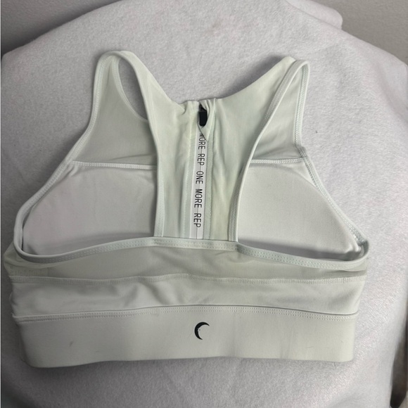 ZYIA Active Medium Sports Bra Front Zip “One More Rep” Racerback - Picture 2 of 5